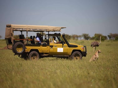 Game drive at Olare Mara Kempinski Masai Mara