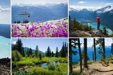 The beautiful landscapes of Whistler