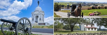 Gettysburg Memorials & Amish Transportation in Pennsylvania