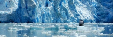 Sailing through Alaska's glaciers