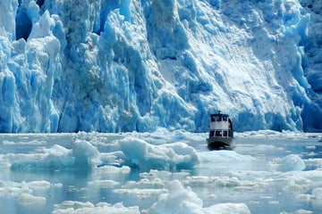 Sailing through Alaska's glaciers