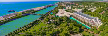 Aerial view of Gloria Serenity Resort