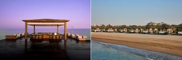 Docks Pier Bar and the beach at Gloria Serenity Resort