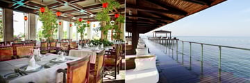 Komnenos and the pier at Gloria Serenity Resort