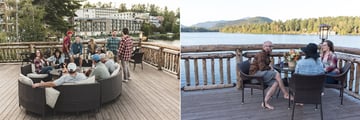 Top of the Boathouse at Golden Arrow Lakeside Resort