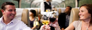 Goldleaf Service on board Rocky Mountaineer