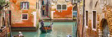 Gondola rides through Venice's canals
