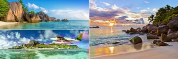 Grand Anse beach views, La Digue