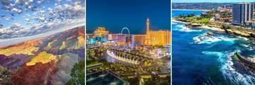 Grand Canyon, Las Vegas & San Diego