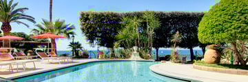 The pool at Grand Hotel Ambasciatori