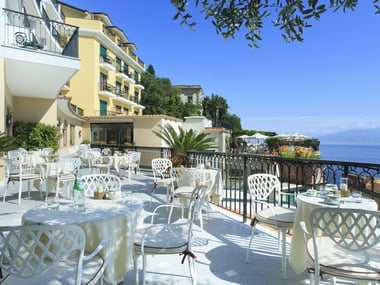 Terrace at Grand Hotel Capodimonte