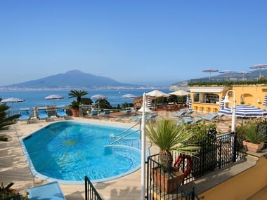 Rooftop pool at Grand Hotel de La Ville