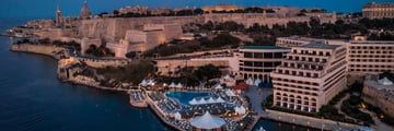Aerial view of Grand Hotel Excelsior