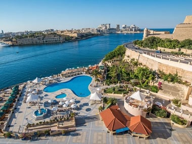 Aerial view of Grand Hotel Excelsior