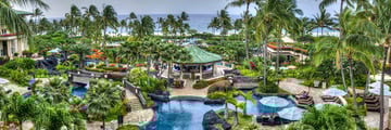 Pool and Resort View of Grand Hyatt Kauai Resort and Spa