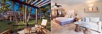 Grand Palladium Palace Resort and Spa junior suite garden view and interiors