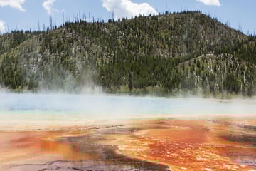 Grand Prismatic Spring in Yellowstone National Park