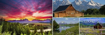 Incredible Scenery in Grand Teton National Park, Wyoming