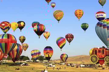 The Great Reno Balloon race in Nevada
