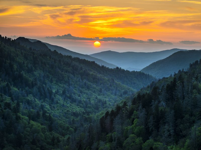 Great Smoky Mountains Sunset