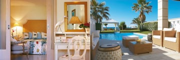 Family Bungalow and Deluxe Bungalow at Grecotel Creta Palace