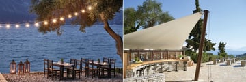 Tavernaki and Light Fare by the Pool at Grecotel Daphnila Bay Dassia