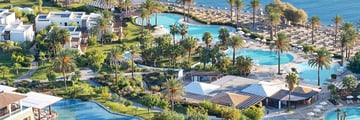 Aerial view of Grecotel LUXME Kos