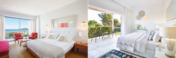 LUX ME Sky Room Sea View and LUX ME Family Bungalow Poolside at Grecotel LUX ME Dama Dama