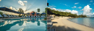 Grotto Bay pool and beach