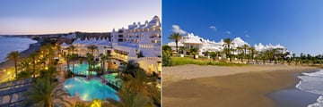 Aerial view and beach at H10 Estepona Palace