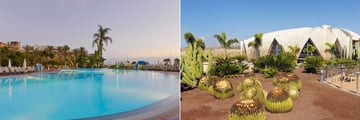 Infinity pool and Canary Gardens at H10 Playa Meloneras