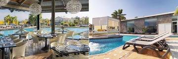 H10 Rubicon Palace poolside restaurant and spa pool