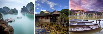 Ha Long Bay, Architecture in Hue & Hoi An old town
