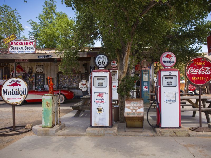 Hackberry general store and gas stop on Route 66