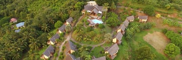 Aerial View of Hanakee Hiva Oa Pearl Lodge