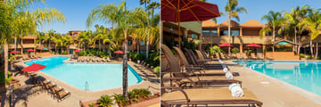 The main pool at Handlery Hotel San Diego