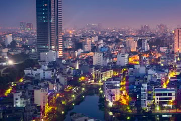 Hanoi at night