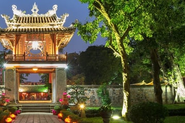 The Temple of Literature in Hanoi