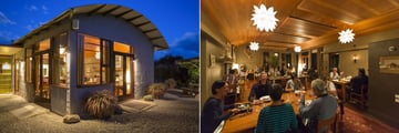 Hapuku Lodge & Tree Houses, Dining Room Exterior and Interior