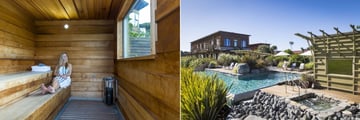 Hapuku Lodge & Tree Houses, Sauna, Pool and Exterior of Sauna