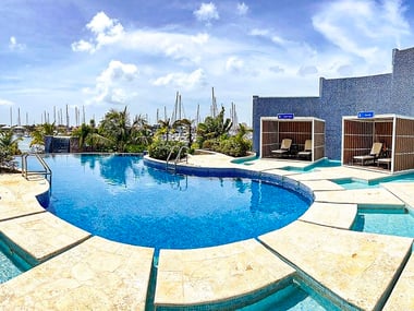 The pool at The Harbor Club