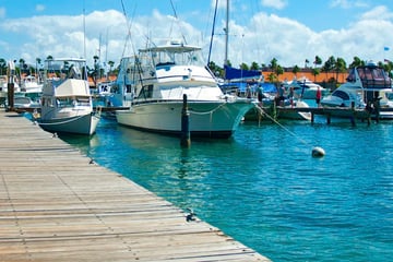 Harbour in Aruba