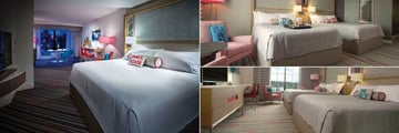 King Suite, Garden View Room and Pool View Room at Hard Rock Hotel at Universal Orlando