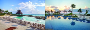 Hard Rock Hotel Riviera Maya, Beach and Pool at Sunrise