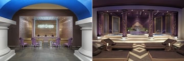 Hard Rock Hotel Riviera Maya, Rock Spa Entrance and Hydrotherapy Room