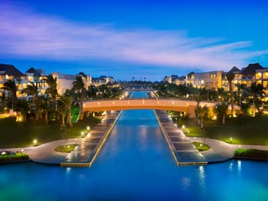 Dawn terrace view