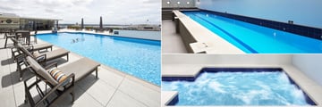 Heritage Auckland, Rooftop Pool, Indoor Lap Pool Tower Wing and Indoor Jacuzzi Tower Wing