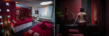 Heritage Suites Hotel, Spa Treatment Room and Bathtub