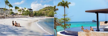 Hideaway at Royalton St Lucia beach and pool