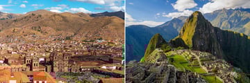 Cusco views and Machu Picchu